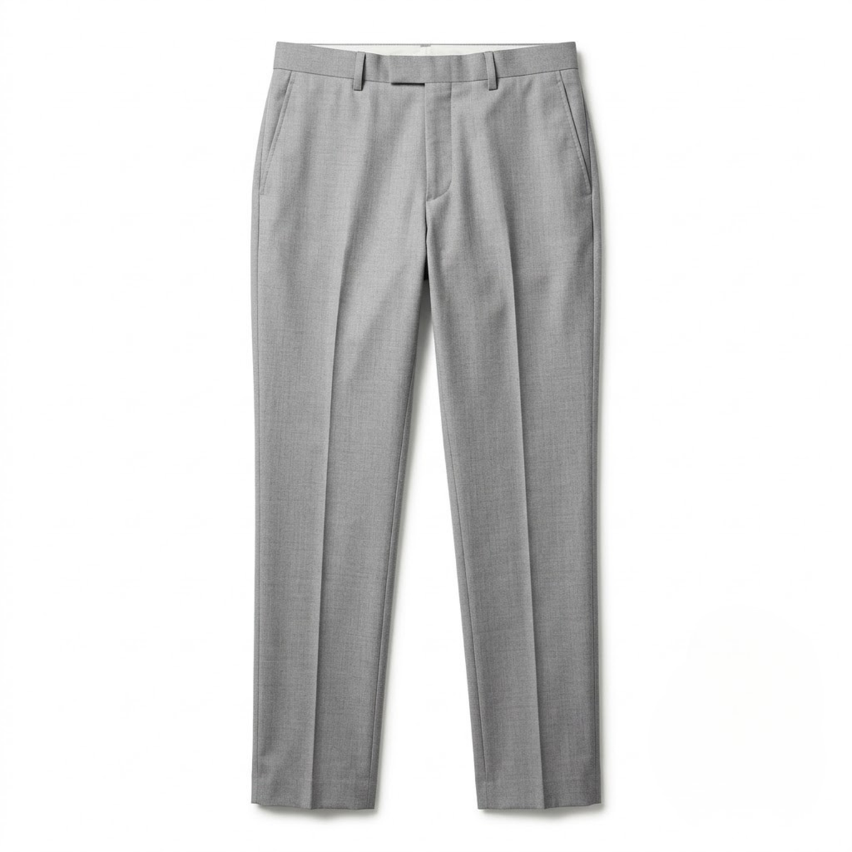 Premium Wool Dress Trouser - Light Grey
